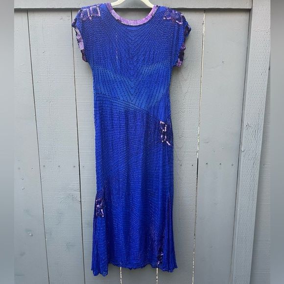 Vintage Late Edition Beaded Dress - Picture 1 of 11